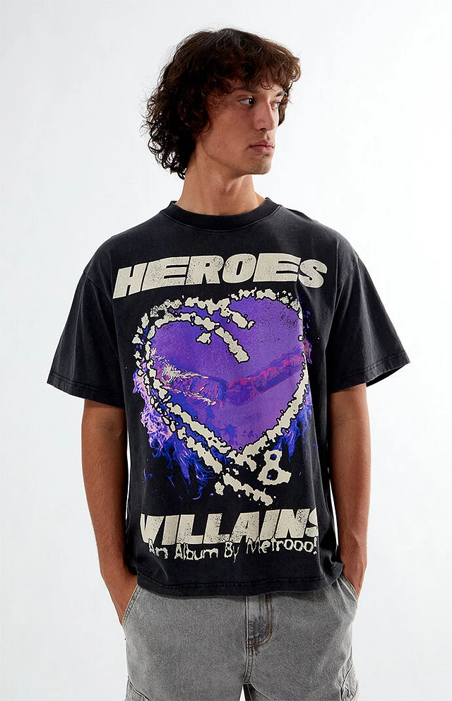 Pacsun Metro Boomin Heroes & Villains T-Shirt | Liberty Center