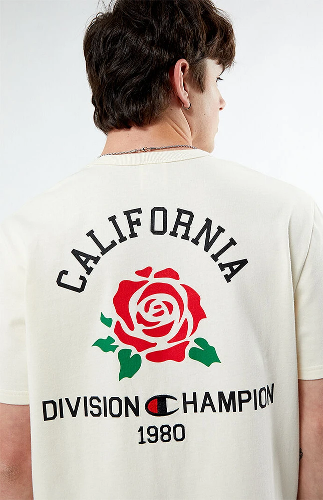 Tee shirt champion rose sales