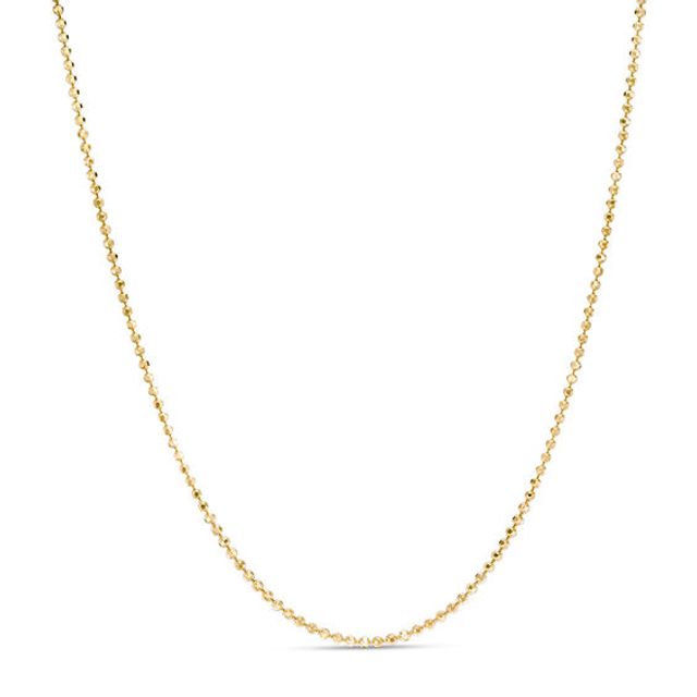 Banter Diamond-Cut Bead Chain Necklace in 10K Gold - 18