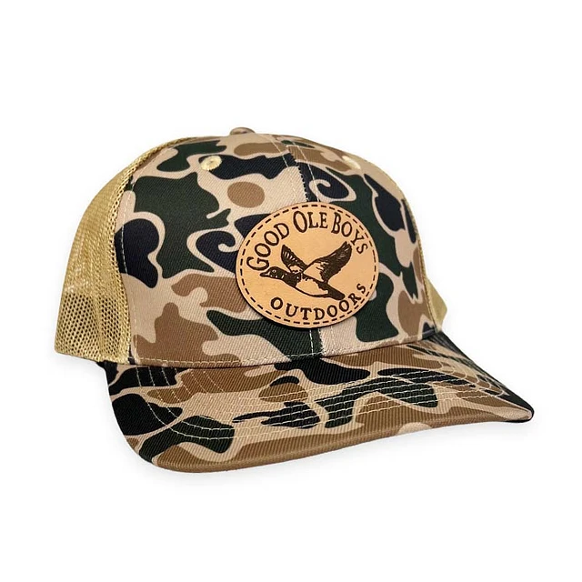 Low Country Comfort Lab Duck Performance Hat in Old School Camo at