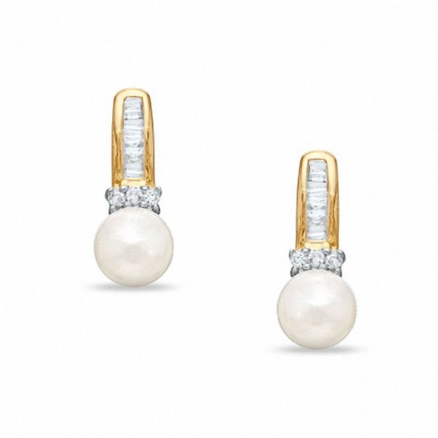 Peoples sales pearl earrings