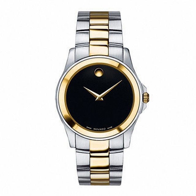 Movado luno cheap sport two tone