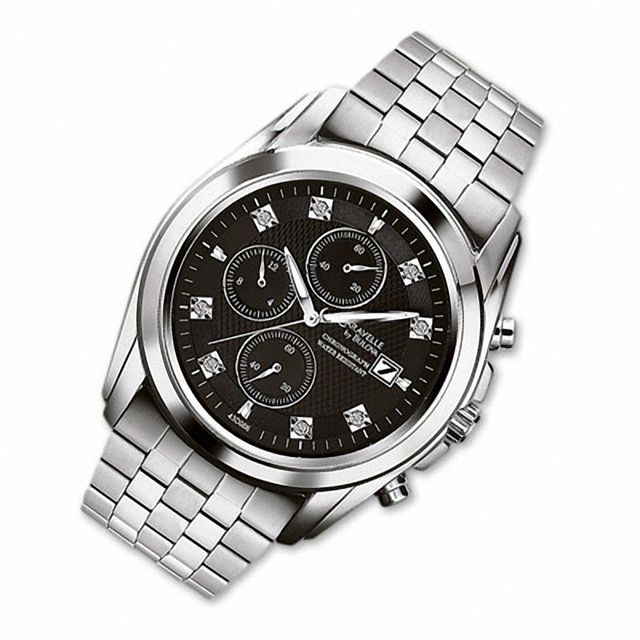 Caravelle best sale diamond watch