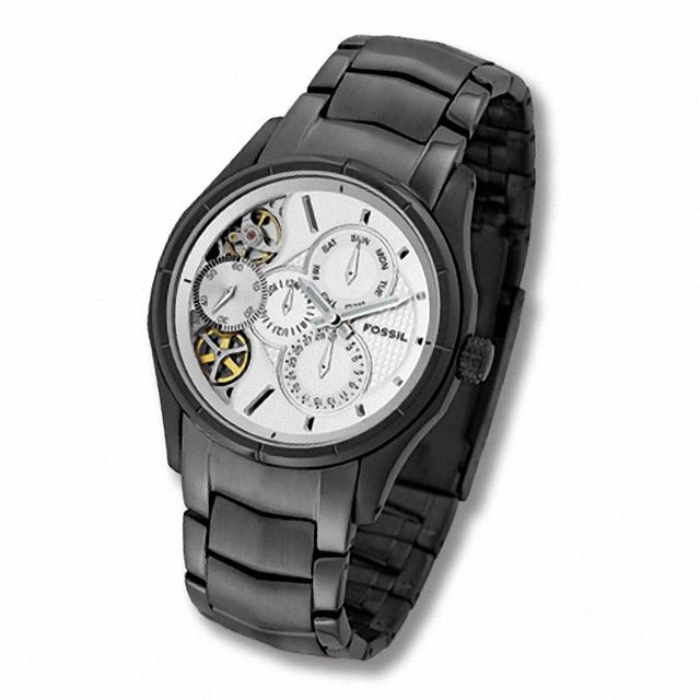 fossil twist stainless steel watch