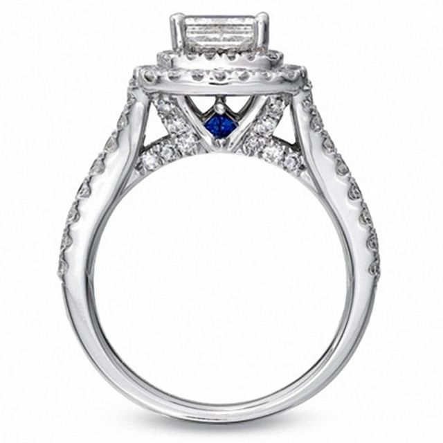 Vera wang princess cut clearance engagement ring