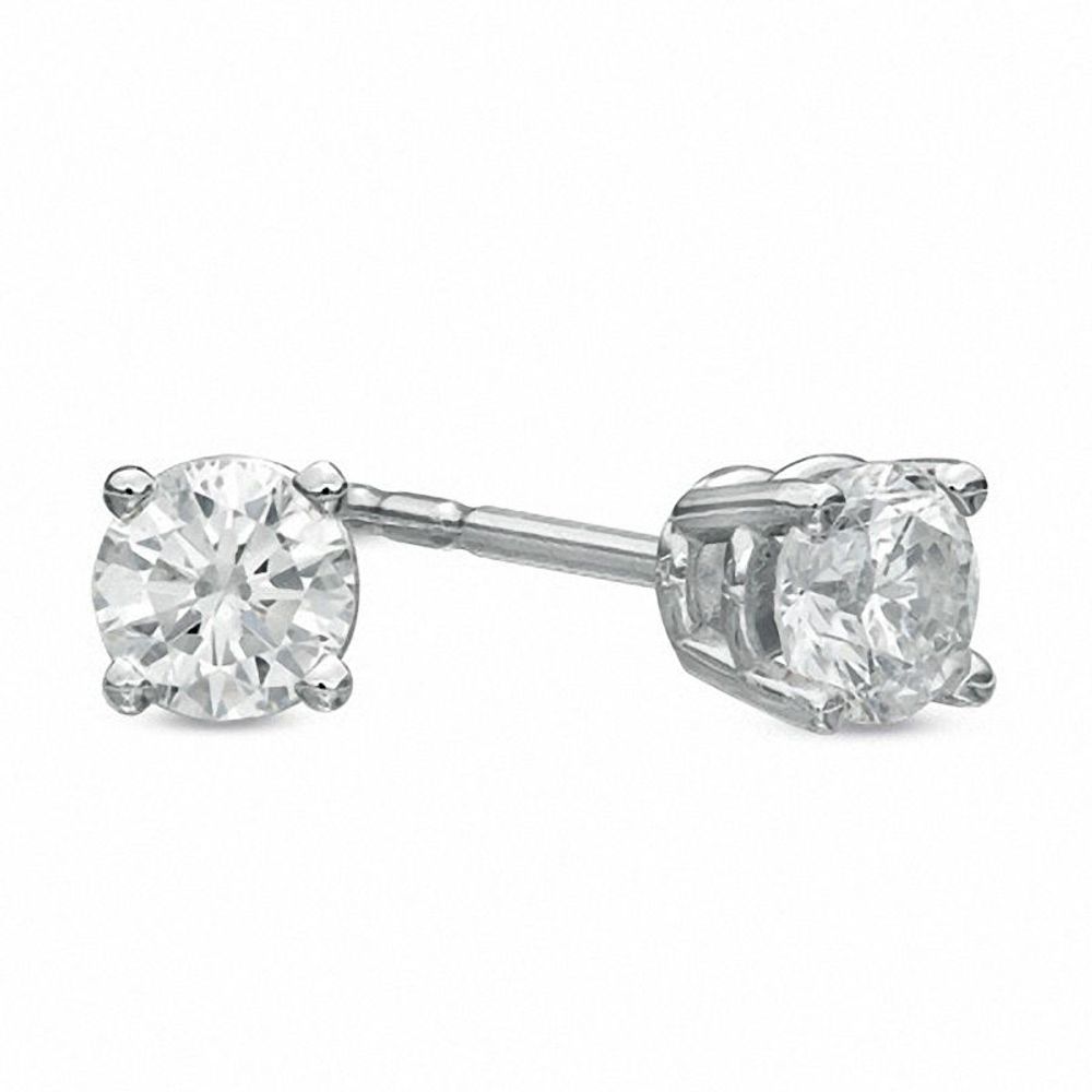 材質ゴールド14K White Gold Diamond Earrings 0.95CT