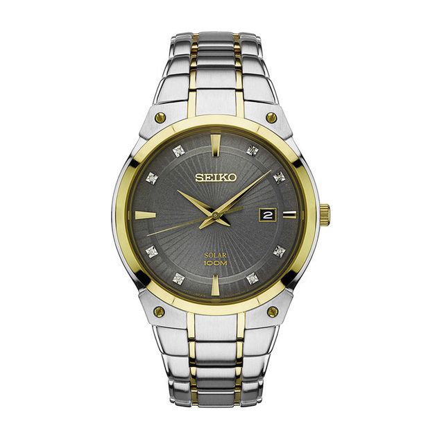 Seiko diamond shop men's watch