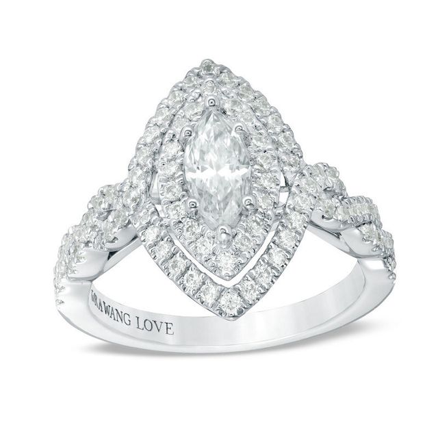 Vera wang twist engagement on sale ring