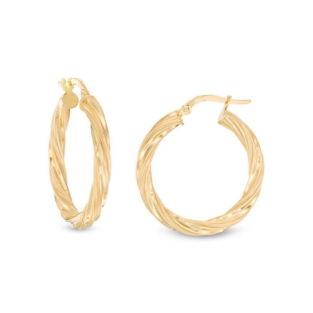 Peoples gold outlet hoop earrings