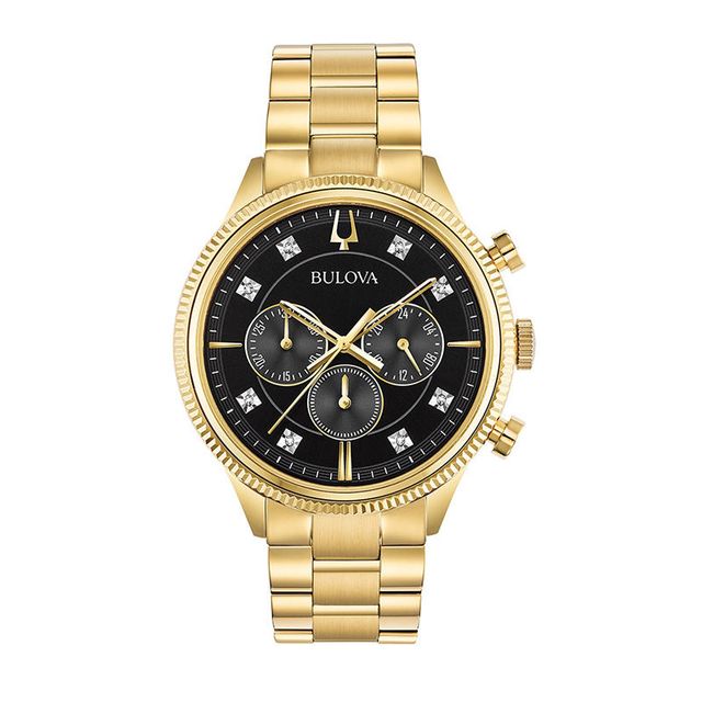 Black face best sale chronograph watches