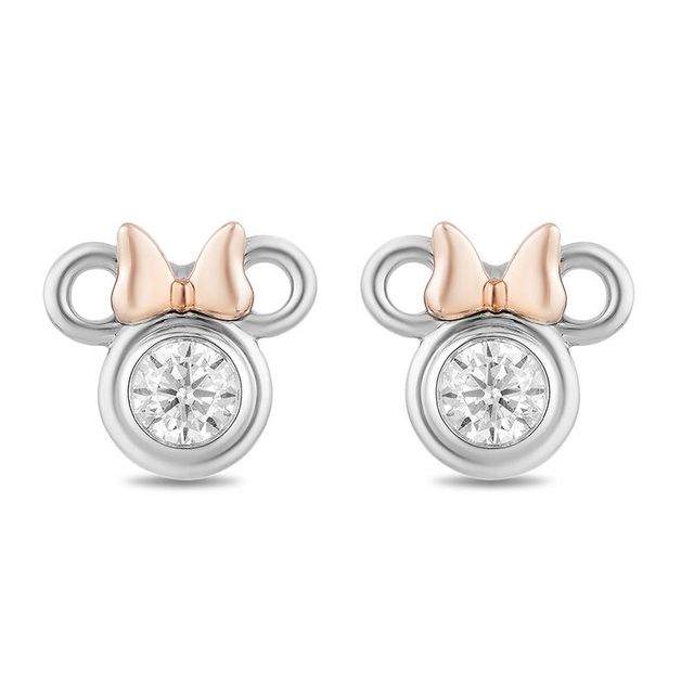 Minnie mouse diamond on sale earrings