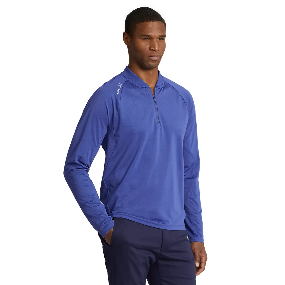 RLX Golf Slim Fit Performance Pique Quarter Zip Pullover