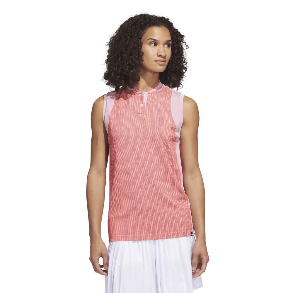 Adidas golf women's hot sale ultimate 365 sleeveless polo