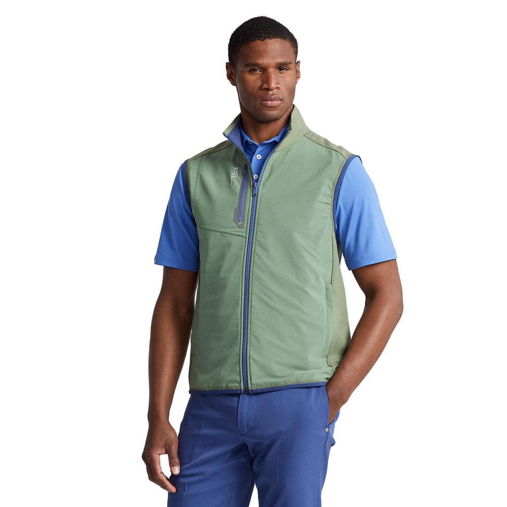 Rlx paneled stretch hotsell terry jacket