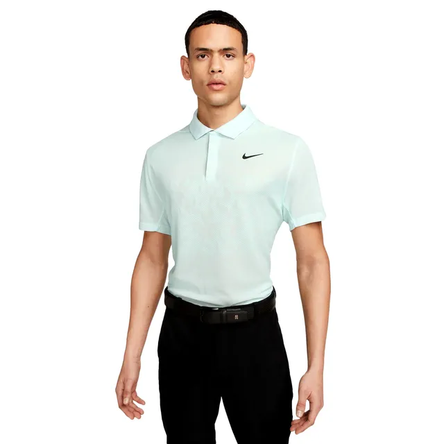 Nike Dri FIT Tiger Woods Men s Striped Golf Polo Hawthorn Mall