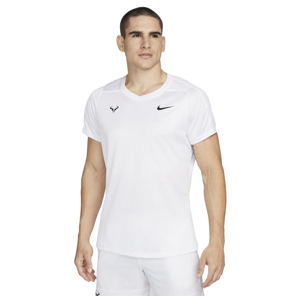 Nike Dri FIT Rafa Challenger Men s Short Sleeve Tennis Top