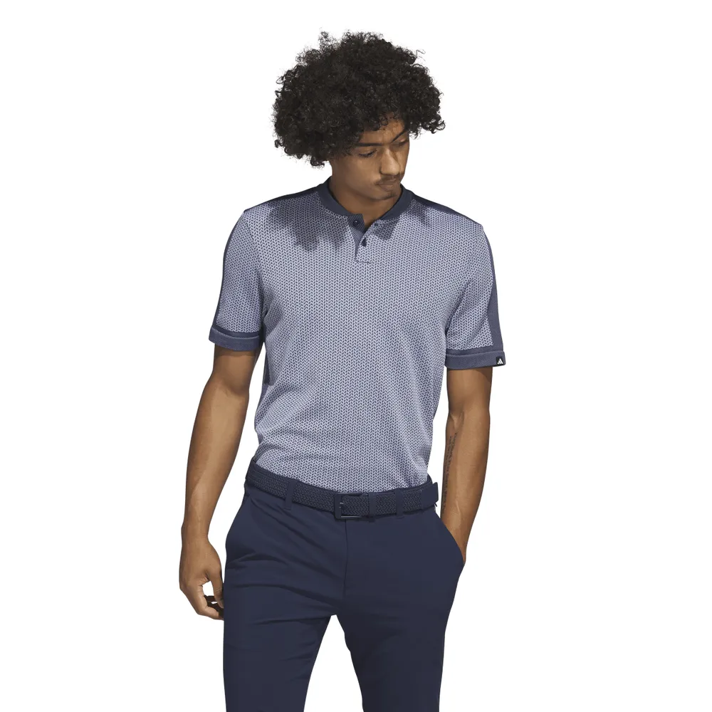 Adidas textured on sale polo