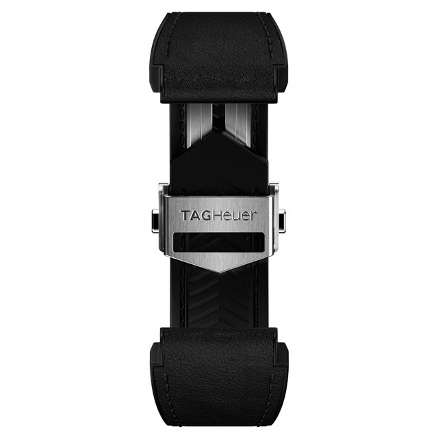 Tag Heuer Connected Calibre E4 45MM Leather Watch Strap Hawthorn