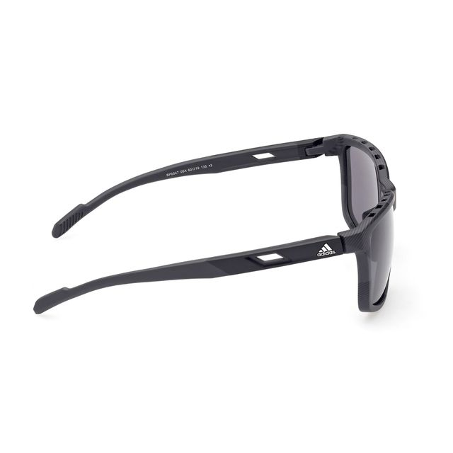 Adidas Injected Sport Flat Top Square Sunglasses w Smoke Lens