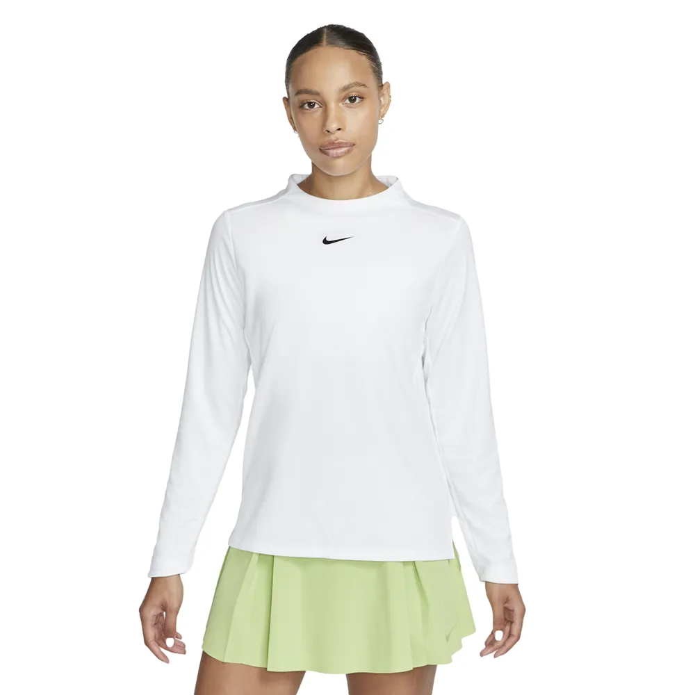 Nike Dri FIT UV Advantage Club Crew Women s Long Sleeve Top