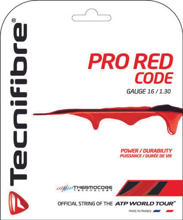 Tecnifibre Pro Red Code 16G String - Red | Hawthorn Mall