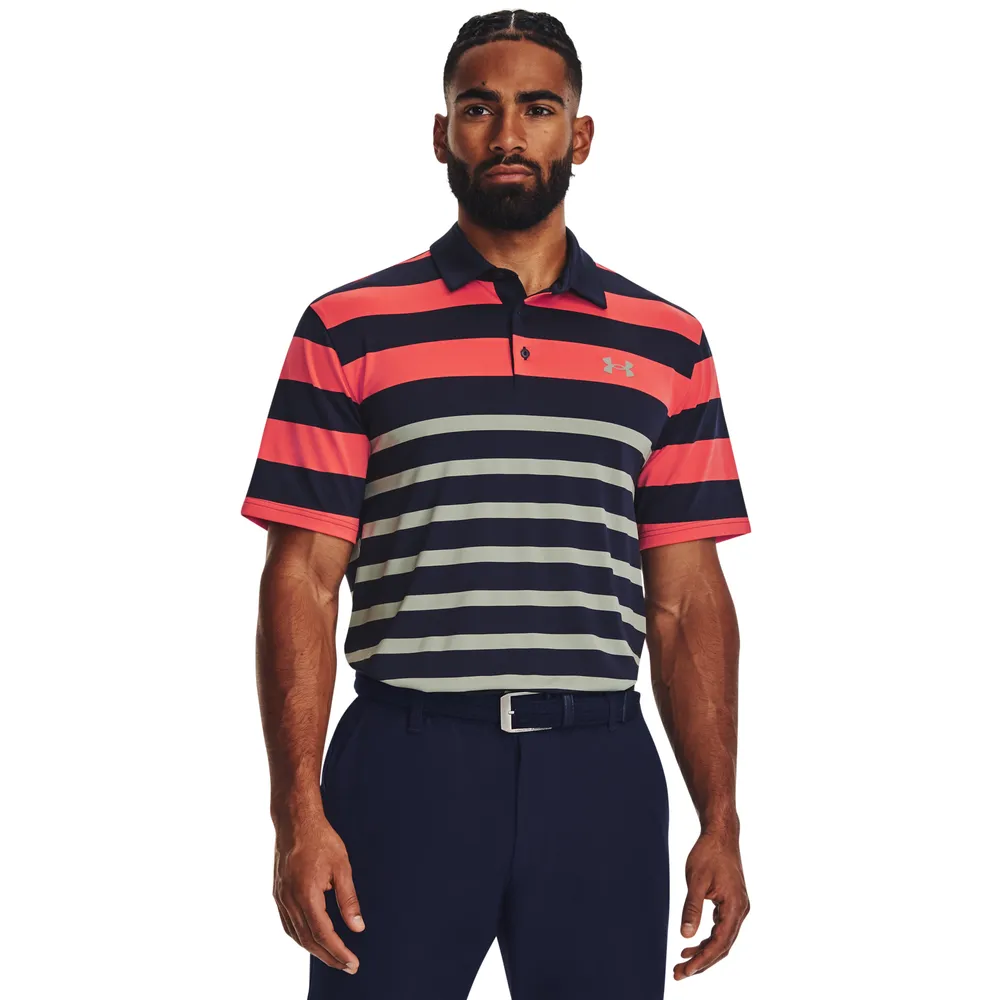 Under armour men's playoff 2.0 tour stripe golf hotsell polo