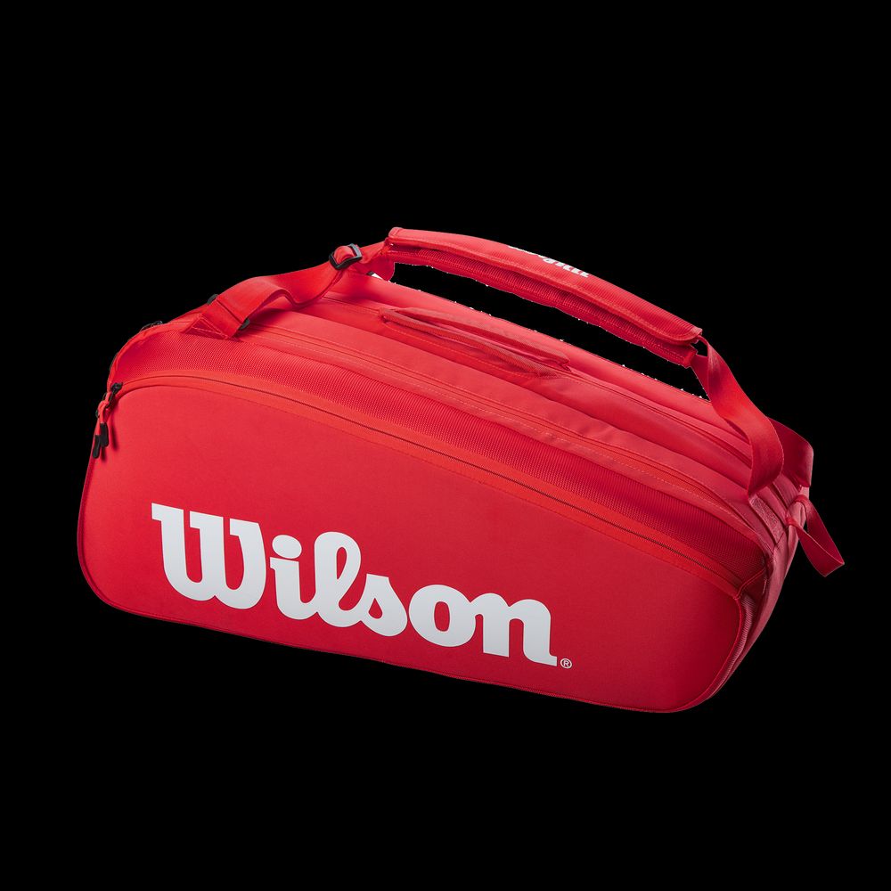 Wilson Super Tour 2021 Red PK Tennis Bag Hawthorn Mall