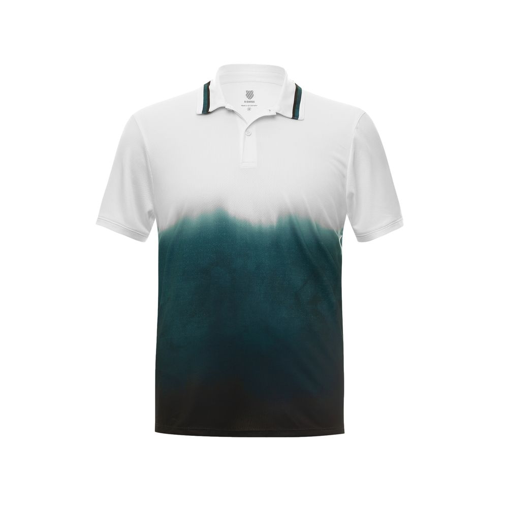 K Swiss Evergreen Ombre Short Sleeve Men s Polo Shirt Hawthorn Mall