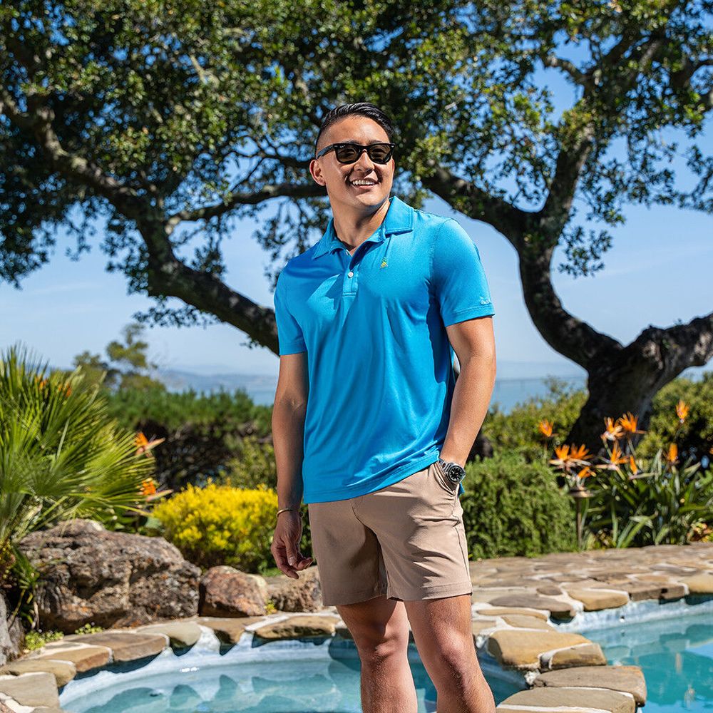 Chubbies golf shorts top