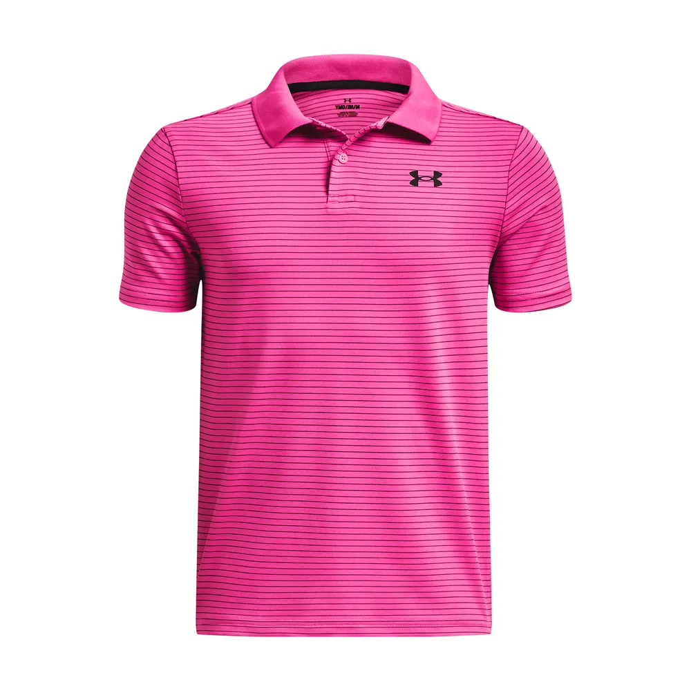 Under armour men's performance stripe golf polo top