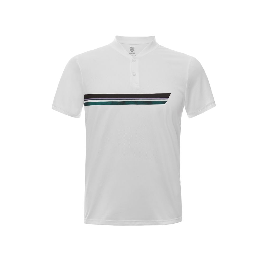 Striped outlet henley shirt