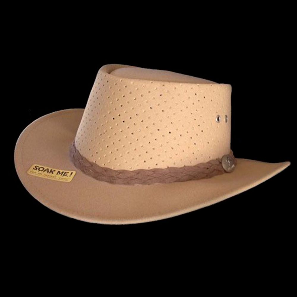 Aussie chiller bushie hot sale perforated golf hat
