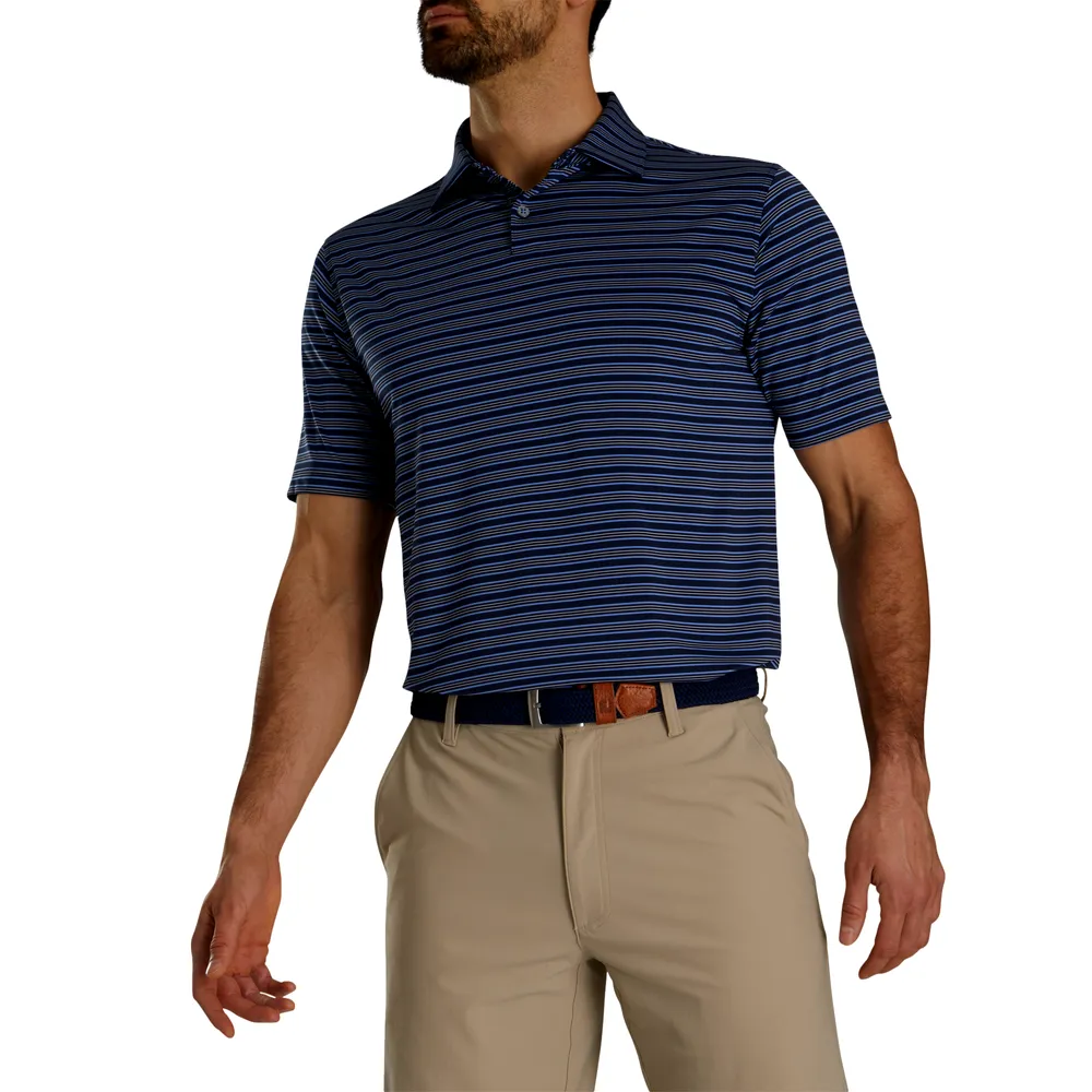 Footjoy lisle stripe top polo