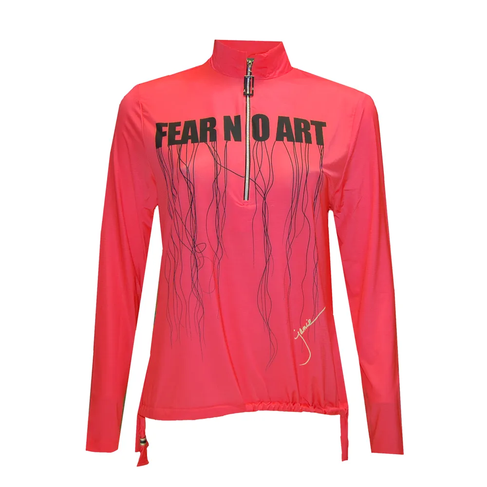 Jamie Sadock Fear No Art Sunsense Quarter Zip Pull Over Hawthorn