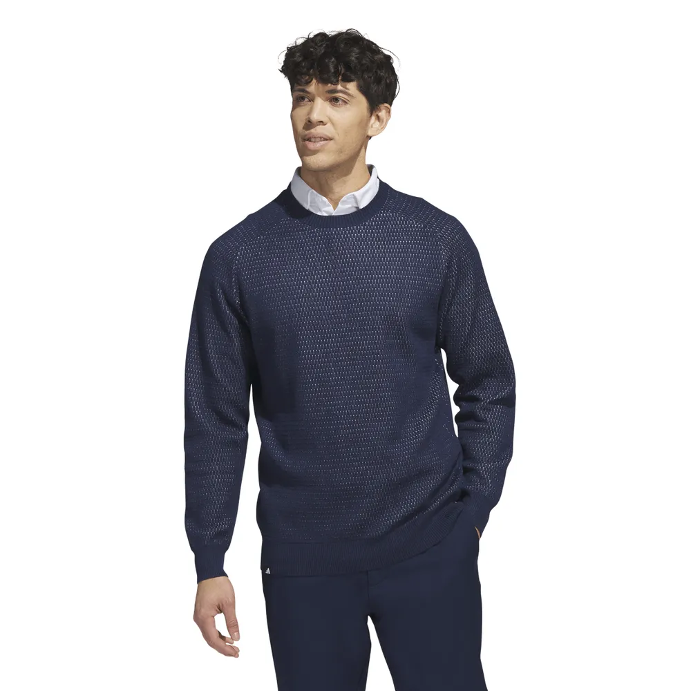 Adidas Ultimate365 Tour Flat Knit Crew Sweatshirt Hawthorn Mall