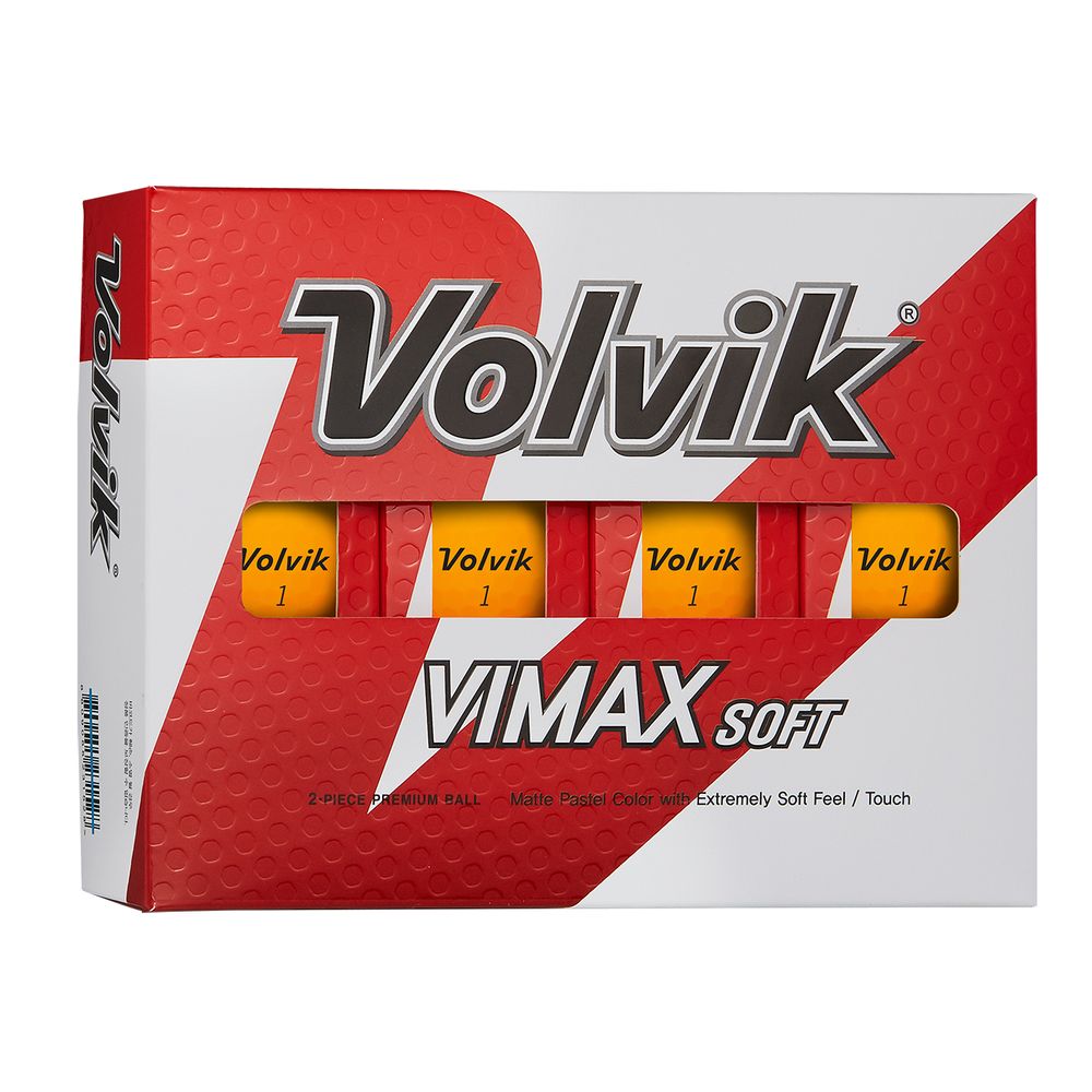 Volvik ViMax Soft Orange Golf Balls | Hawthorn Mall