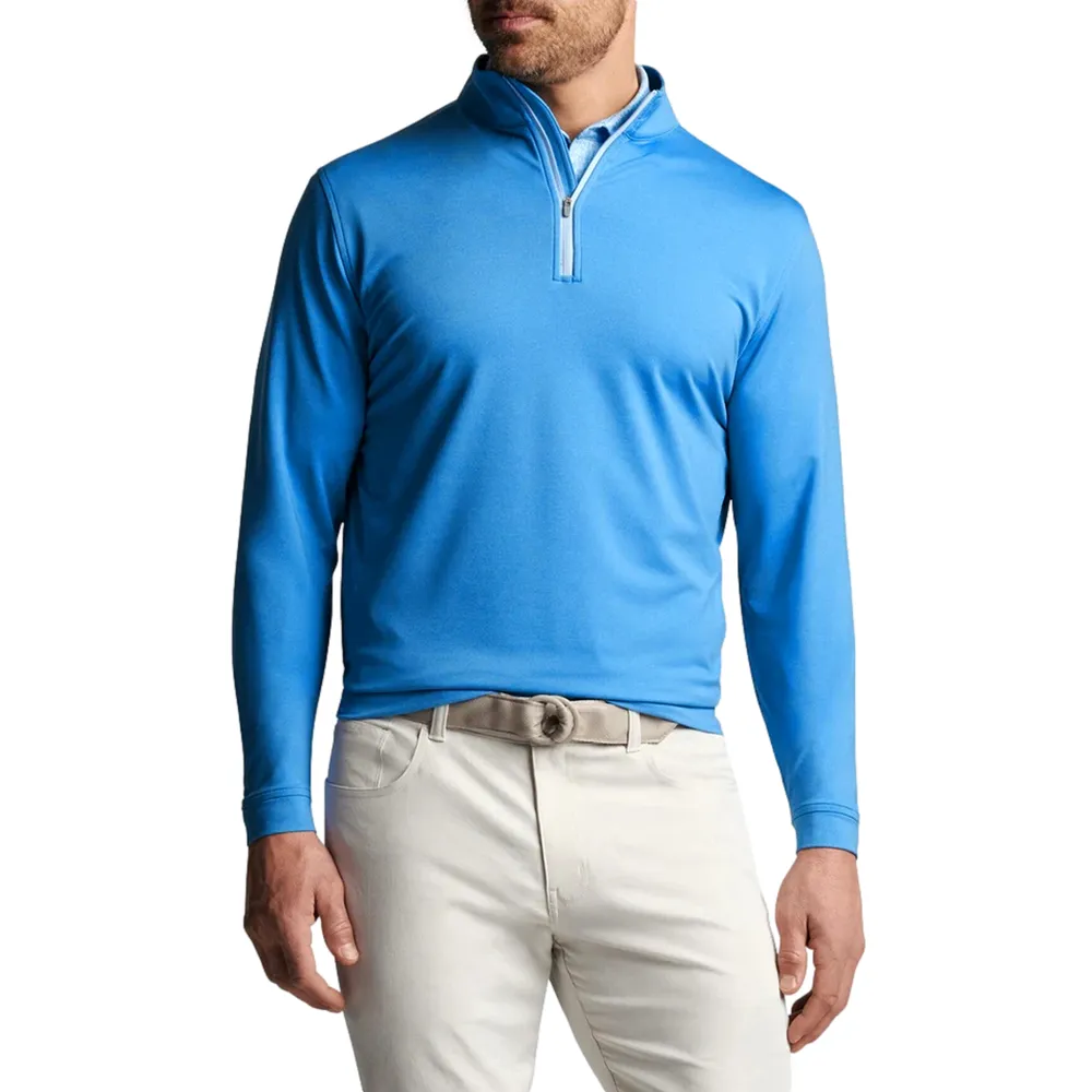 Peter millar perth stretch melange quarter zip hot sale