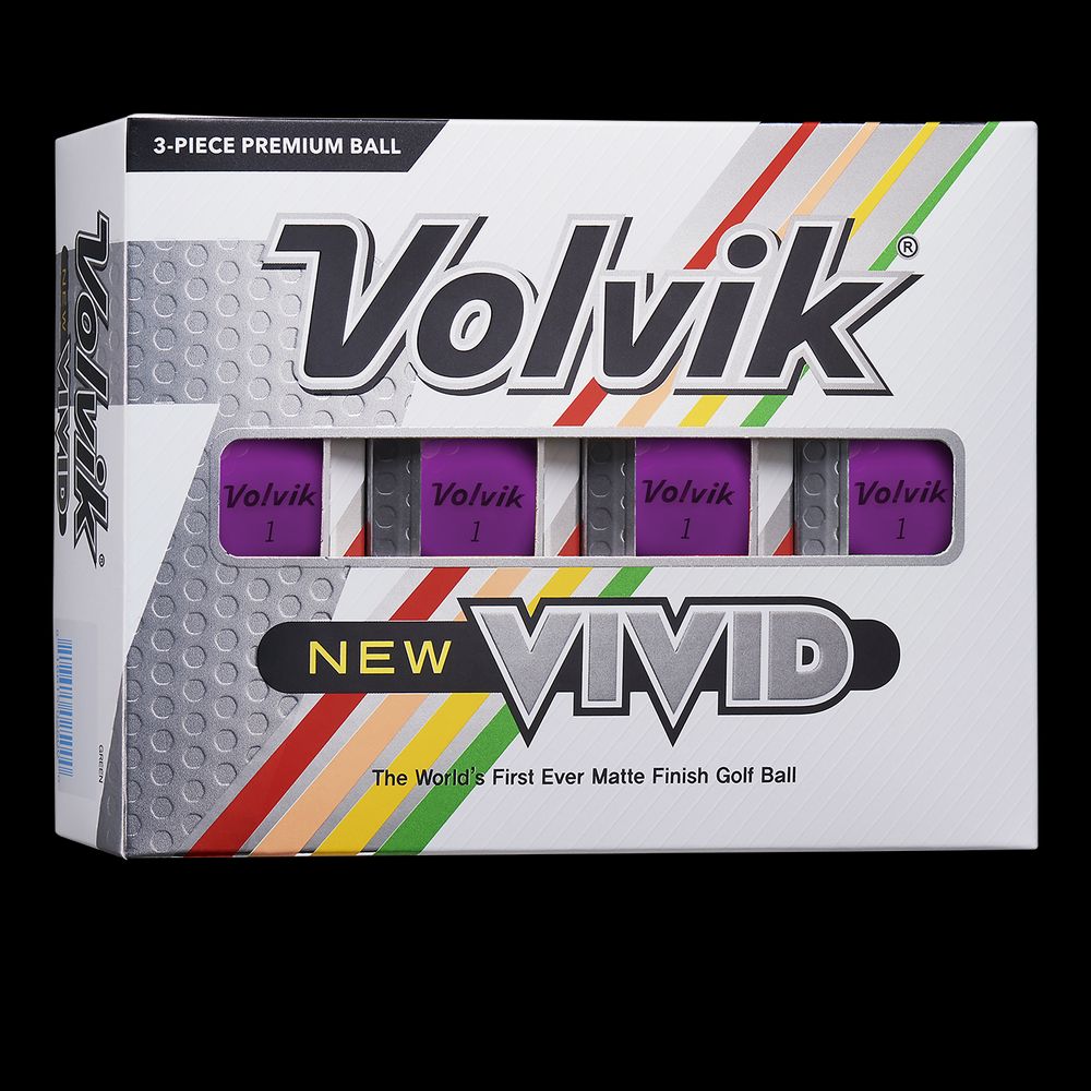 Volvik Vivid Purple Golf Balls | Hawthorn Mall