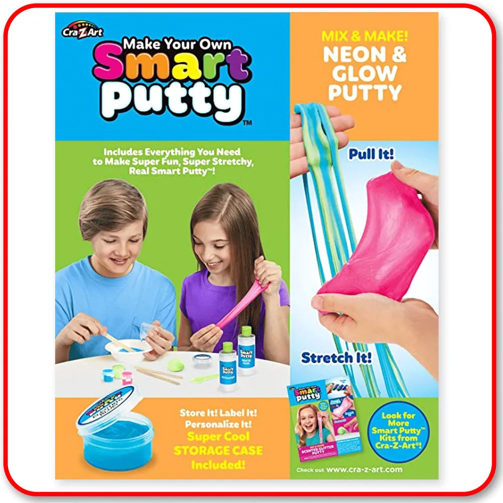 Crazart Smart Putty - Neon & Glow Putty | Bramalea City Centre