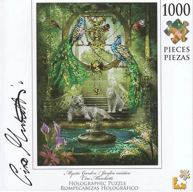 Crazart Holographic Puzzle Ciro Marchetti Mystic Garden 1000pc