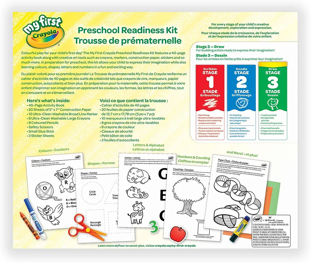 Crayola - Preschool Readiness Kit | Bramalea City Centre