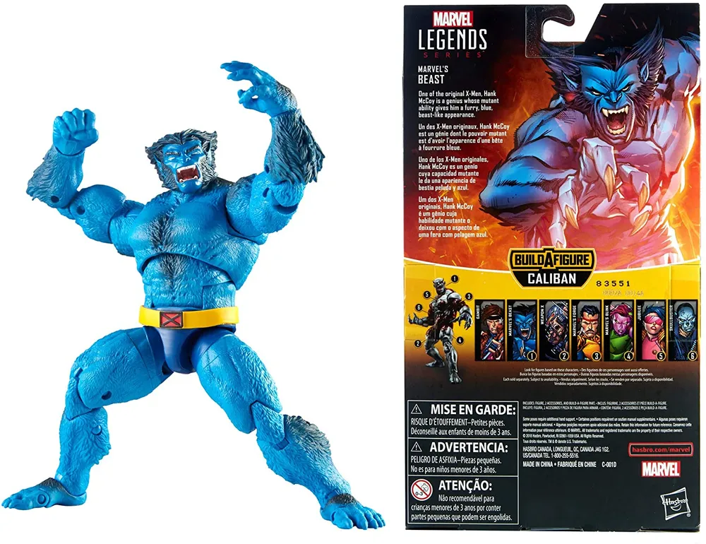 Marvel legends deals beast action figure