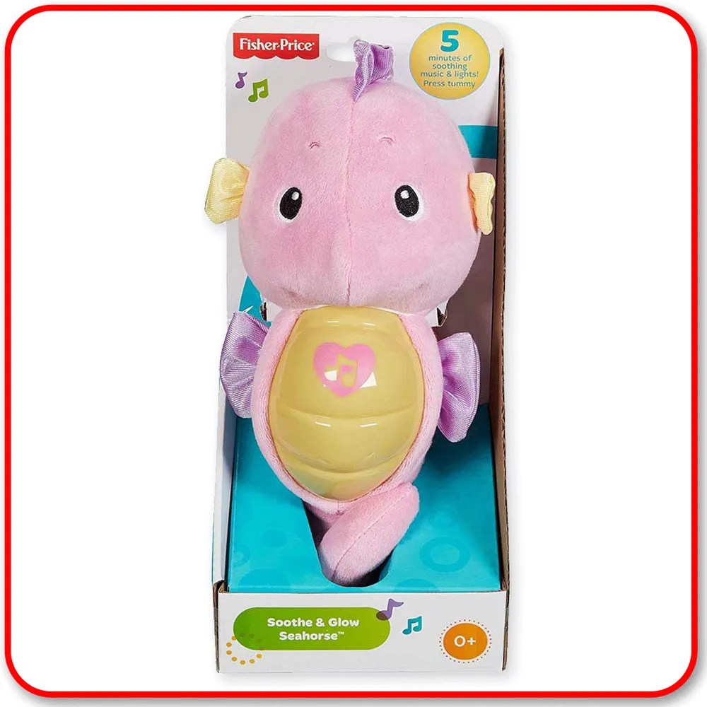 Fisher price soothe and online glow seahorse pink