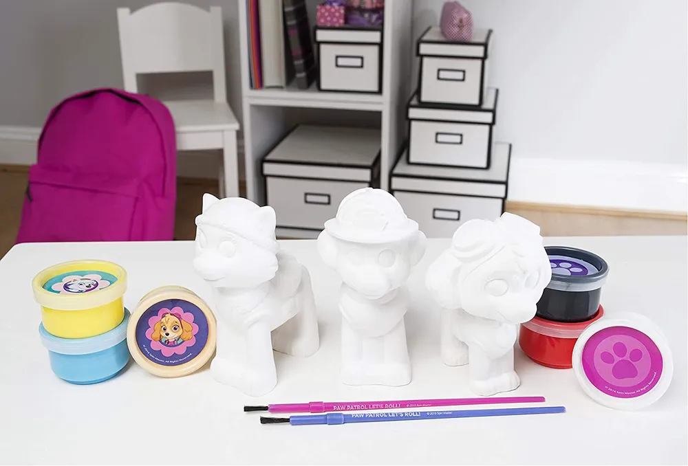 AERO TRADING Paw Patrol Paint Your Own Figures Everest, Skye