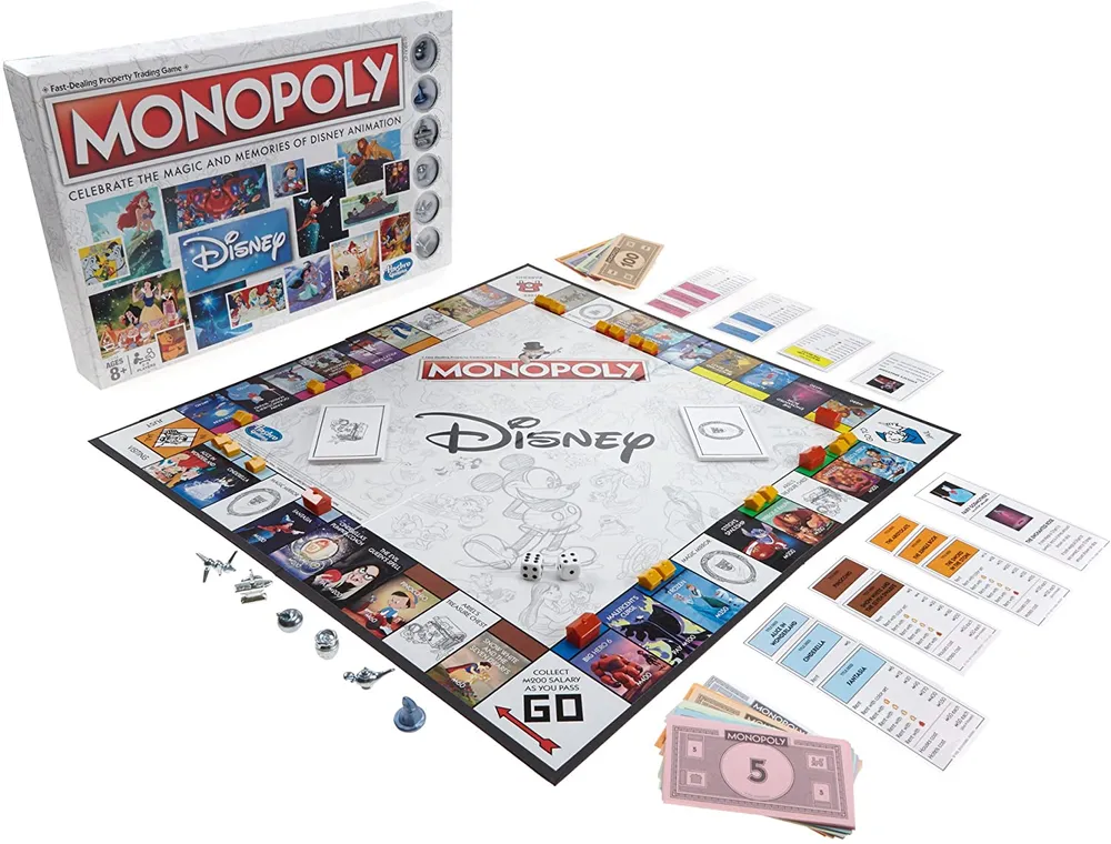 Hasbro Monopoly Walt Disney Animation Board Game Bramalea City Centre