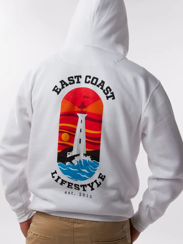 Pseudio East Coast Lifestyle Peggy s Cove Lighthouse Hoodie