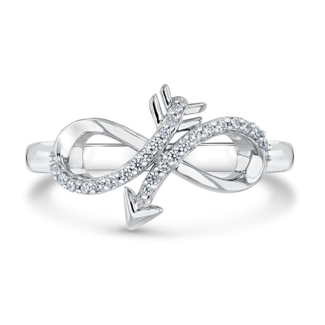 Infinity arrow ring cheap