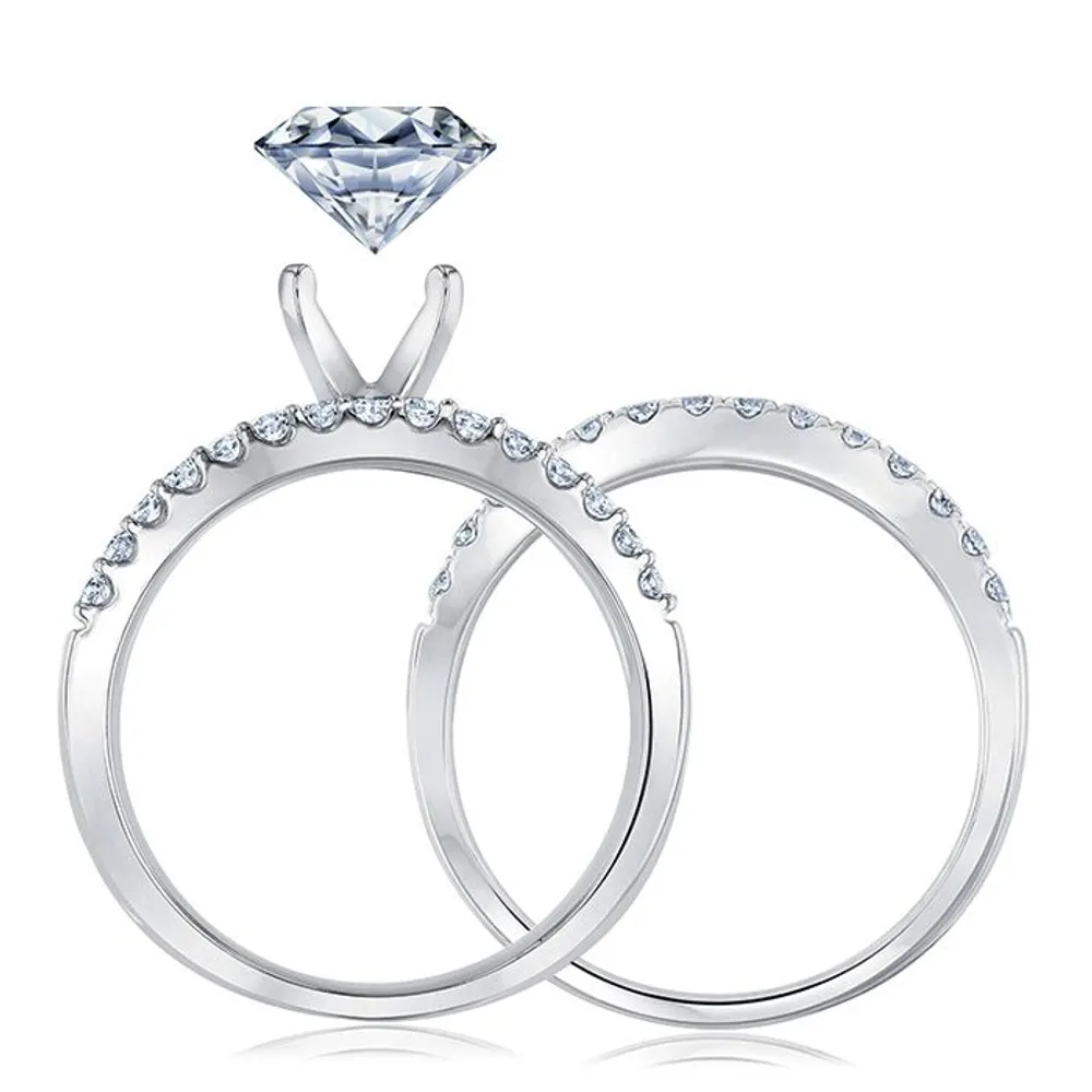 REEDS Customize Your Engagement Ring Matching Wedding Band