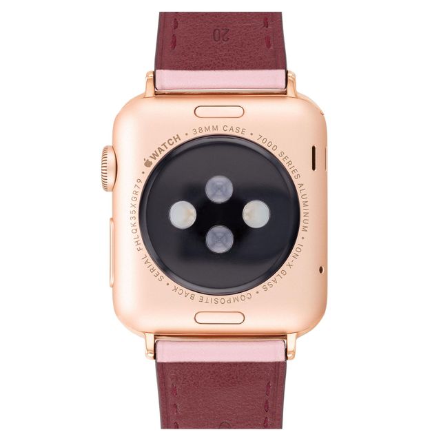 COACH Apple Watch Strap | Pink Leather | 38mm, 40mm, & 41mm