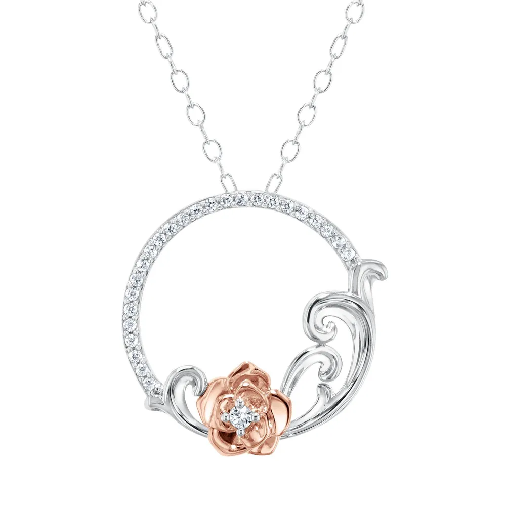 Aggregate more than 54 disney enchanted belle rose necklace super hot ...